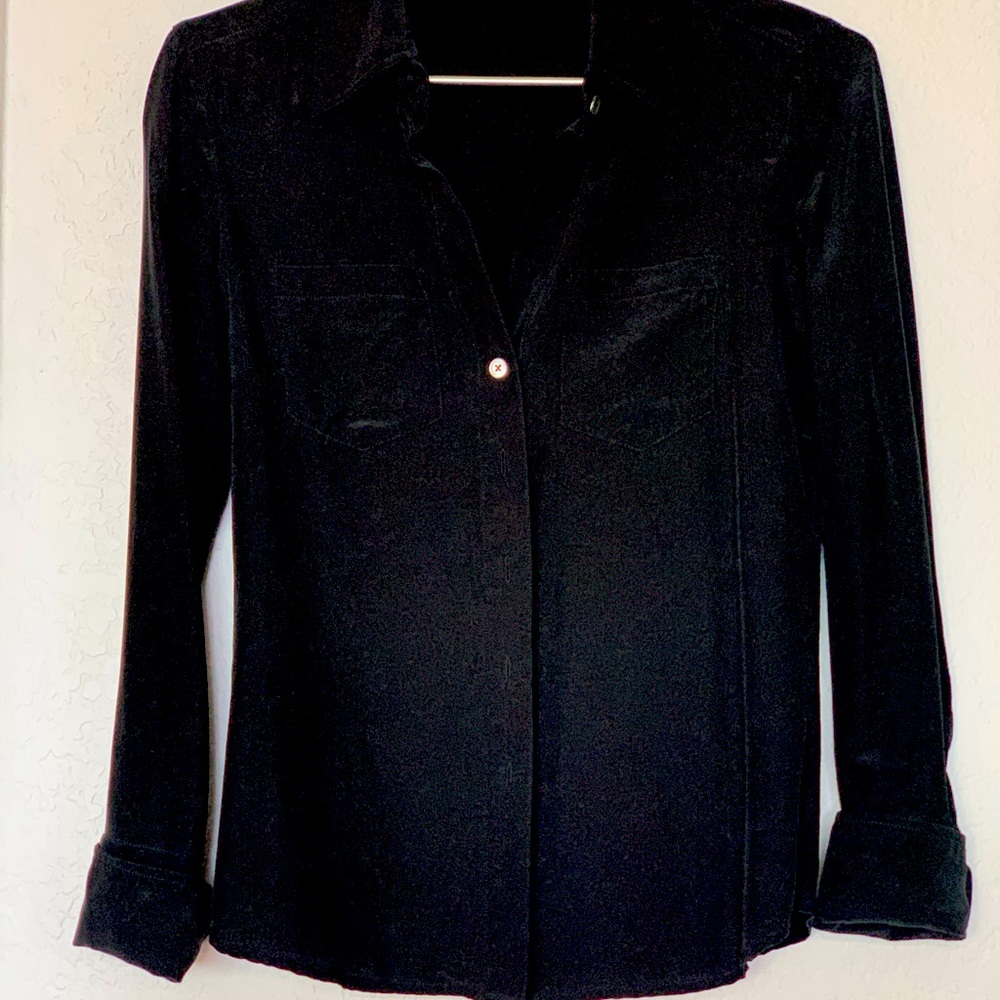 BCBG Maxazria XS Silk Blouse